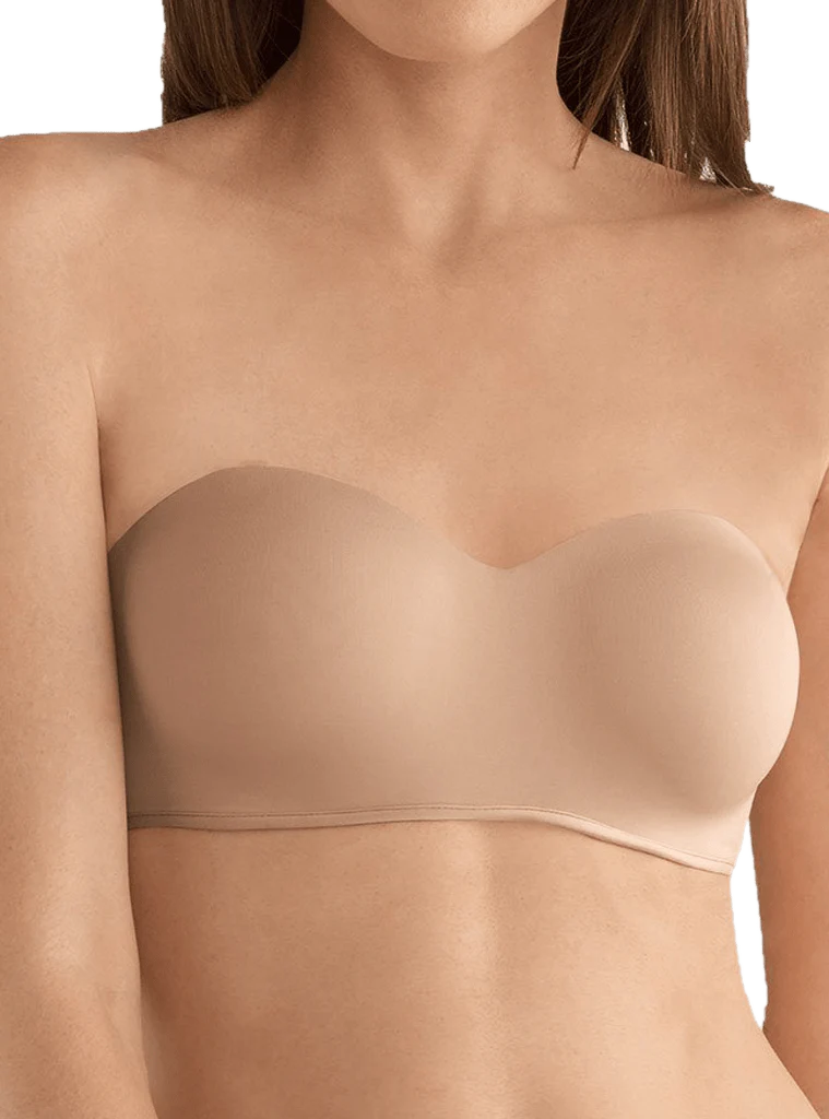 Amoena Barbara Strapless Underwired Bra - Beige