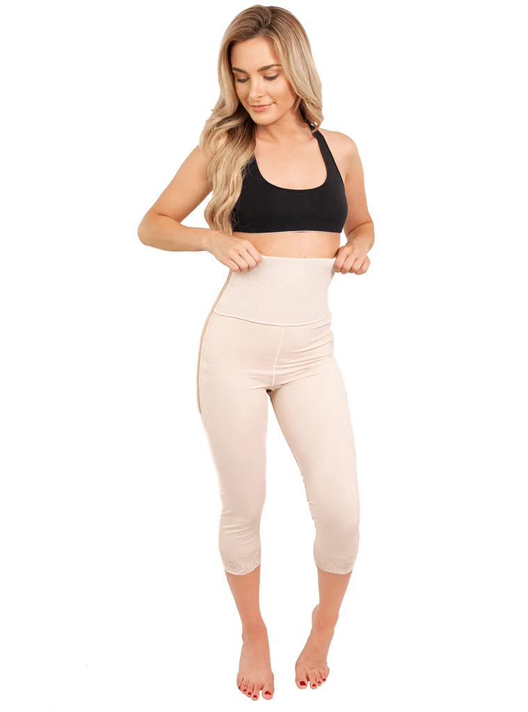 ContourMD Mid Calf Girdle 6" Waist Open Crotch - Style 26 - Image 4
