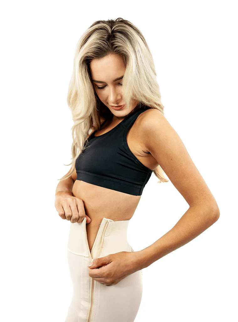 ContourMD Mid Thigh Girdle 4"in Waist Slit Crotch - Style 4 - Image 4