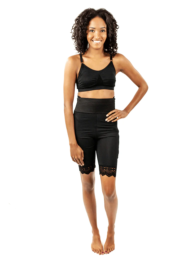 ContourMD Mid Thigh Girdle 4"in Waist Slit Crotch - Style 4 - Image 7