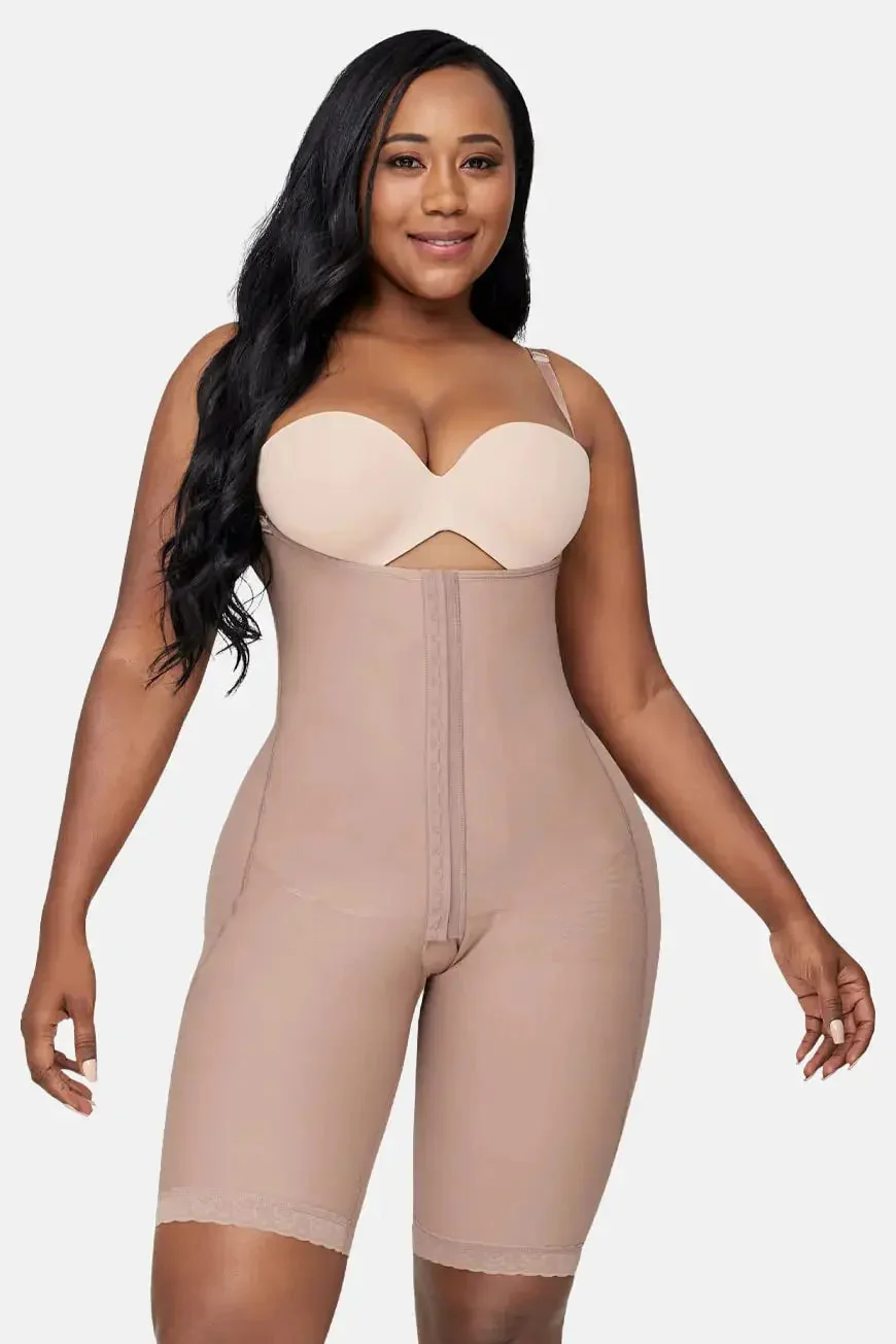 Curveez Full Body Suit with Butt Lifter and 3 Hook Closure - Image 4