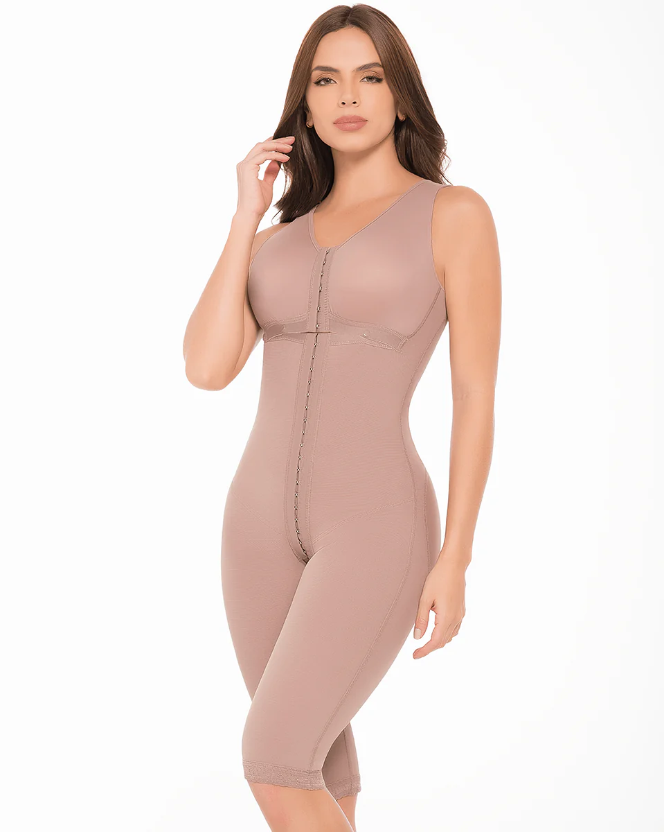 Delie Fajas High Compression Girdle To The Knee With Bra