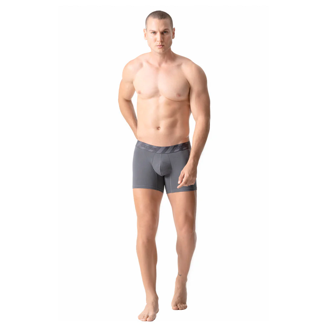 Diane & Geordi Mid-Cut Basic Boxer Briefs for Men 3-Pack Breathable, Supportive & Ultra-Comfortable Cotton Underwear for Men - Image 4