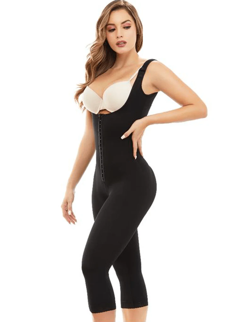 Diane & Geordi Capri Butt-Lifting Girdle with Open Bust / Powernet - Image 3