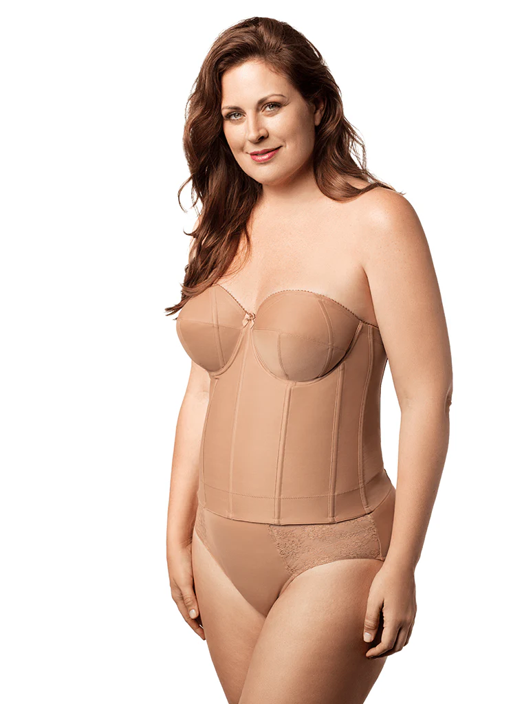 Elila Smooth Strapless Longline - Image 4