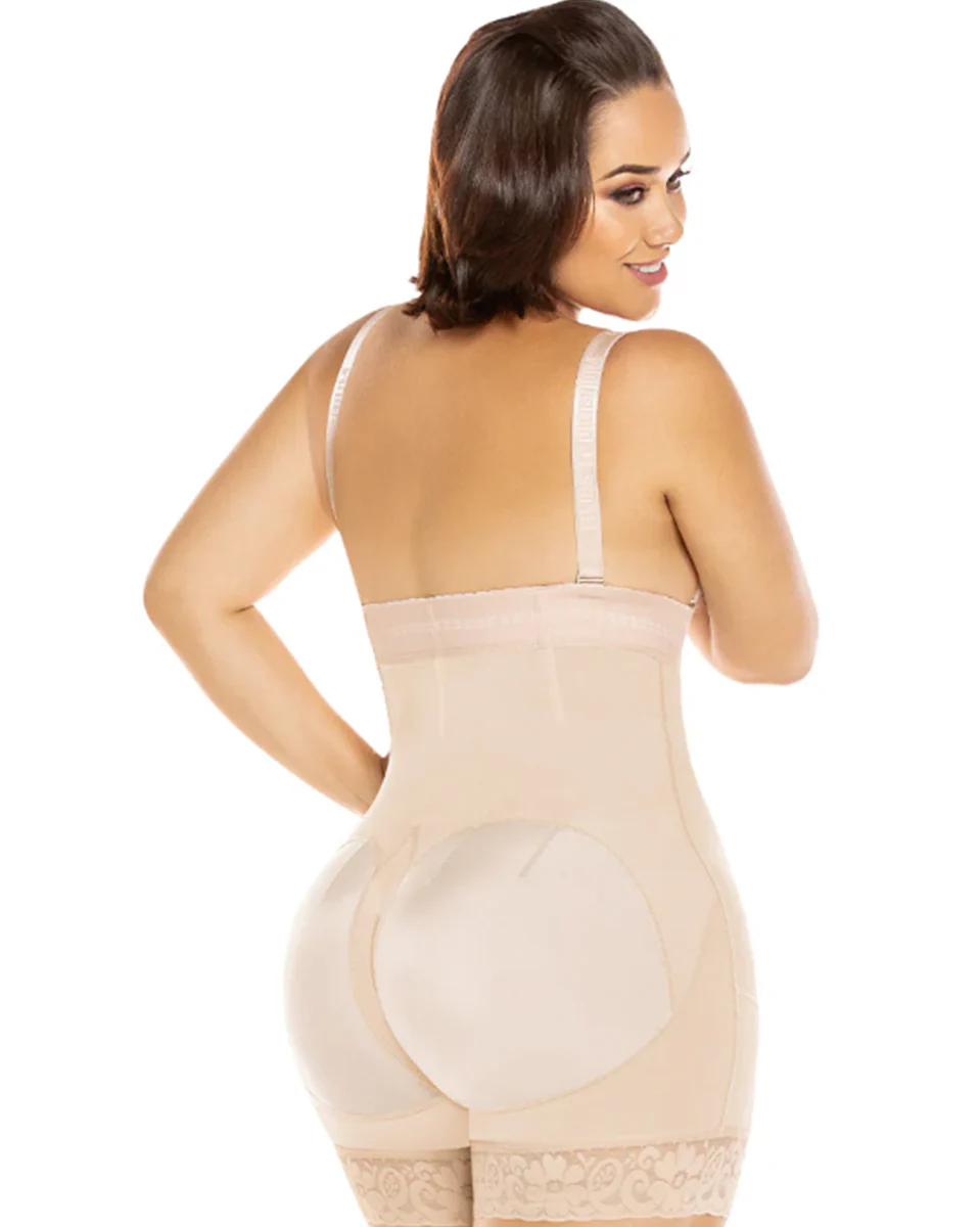 Equilibrium New High Waist Push Up Panty With Zipper - Strapless - Image 2