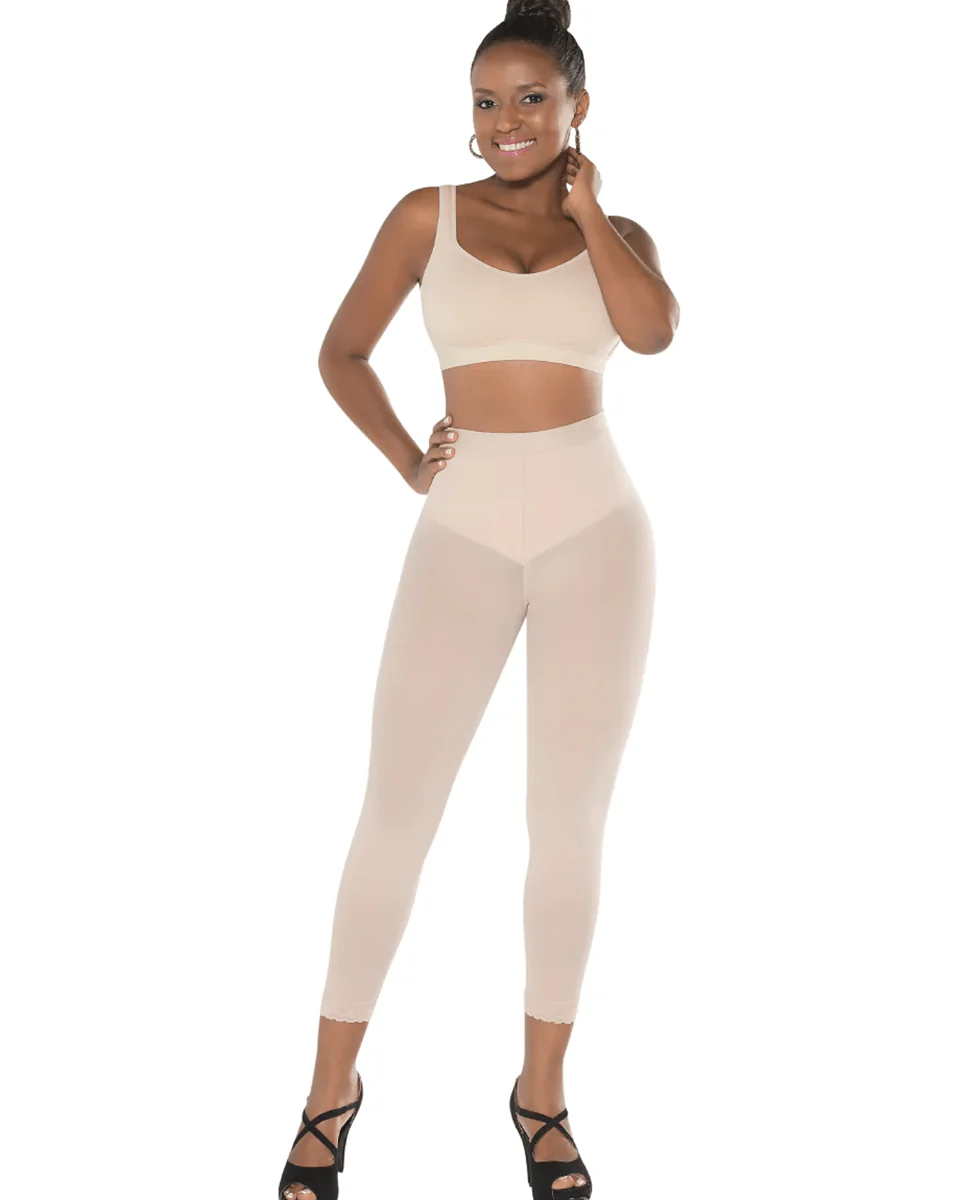 Equilibrium Slim Shapewear Girdle Powernet Long Leg Pants - Image 3