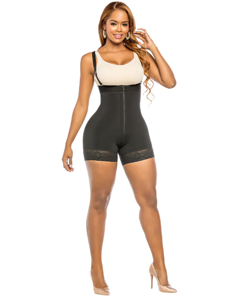 Equilibrium Special Curvy High Waist Push-up Panty With Zipper - Strapless - Image 4