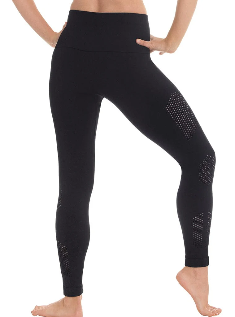 Euroskins Womens Macro Mesh Contour Leggings - Image 2