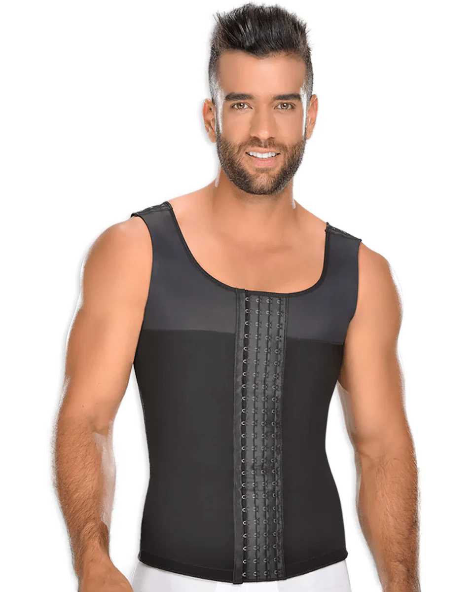 Fajas M&D Lipo Waist Vest with Foam Side Pad Men’s Shapewear - Image 3