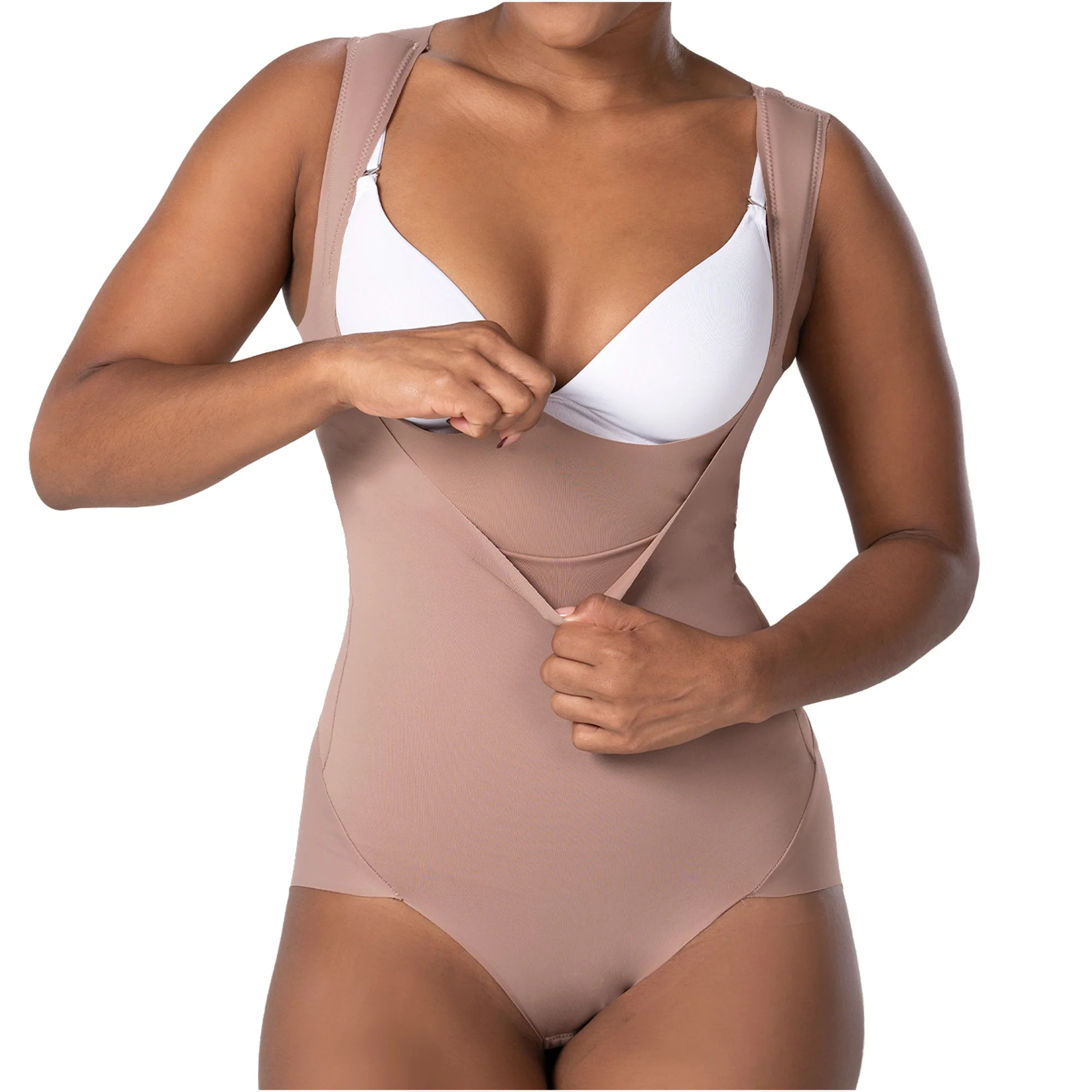 Fajas MyD Extra-Short Body Shaper Seamless Light Control Thong Shapewear - Image 6