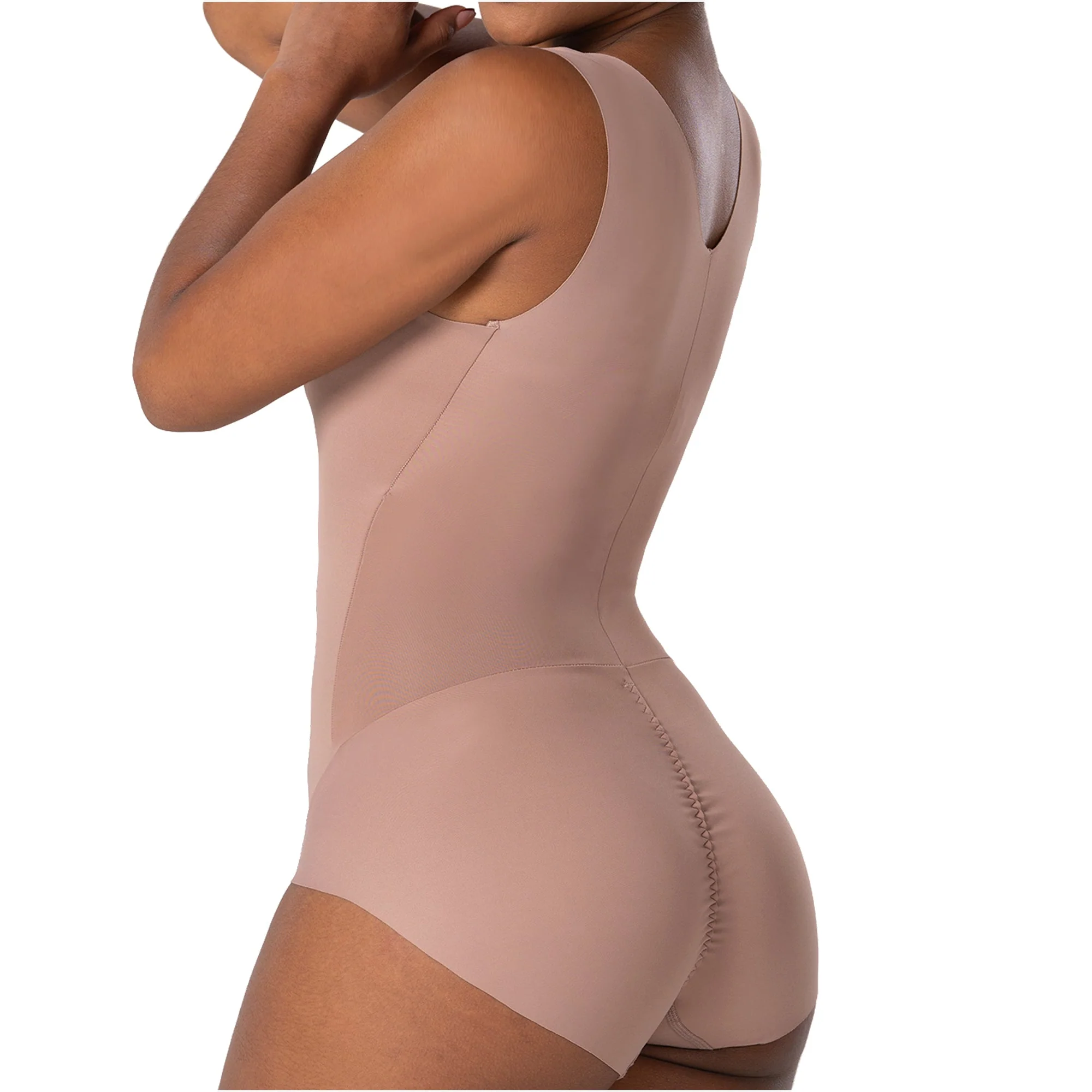 Fajas MyD Extra-Short Body Shaper Seamless Light Control Thong Shapewear - Image 7