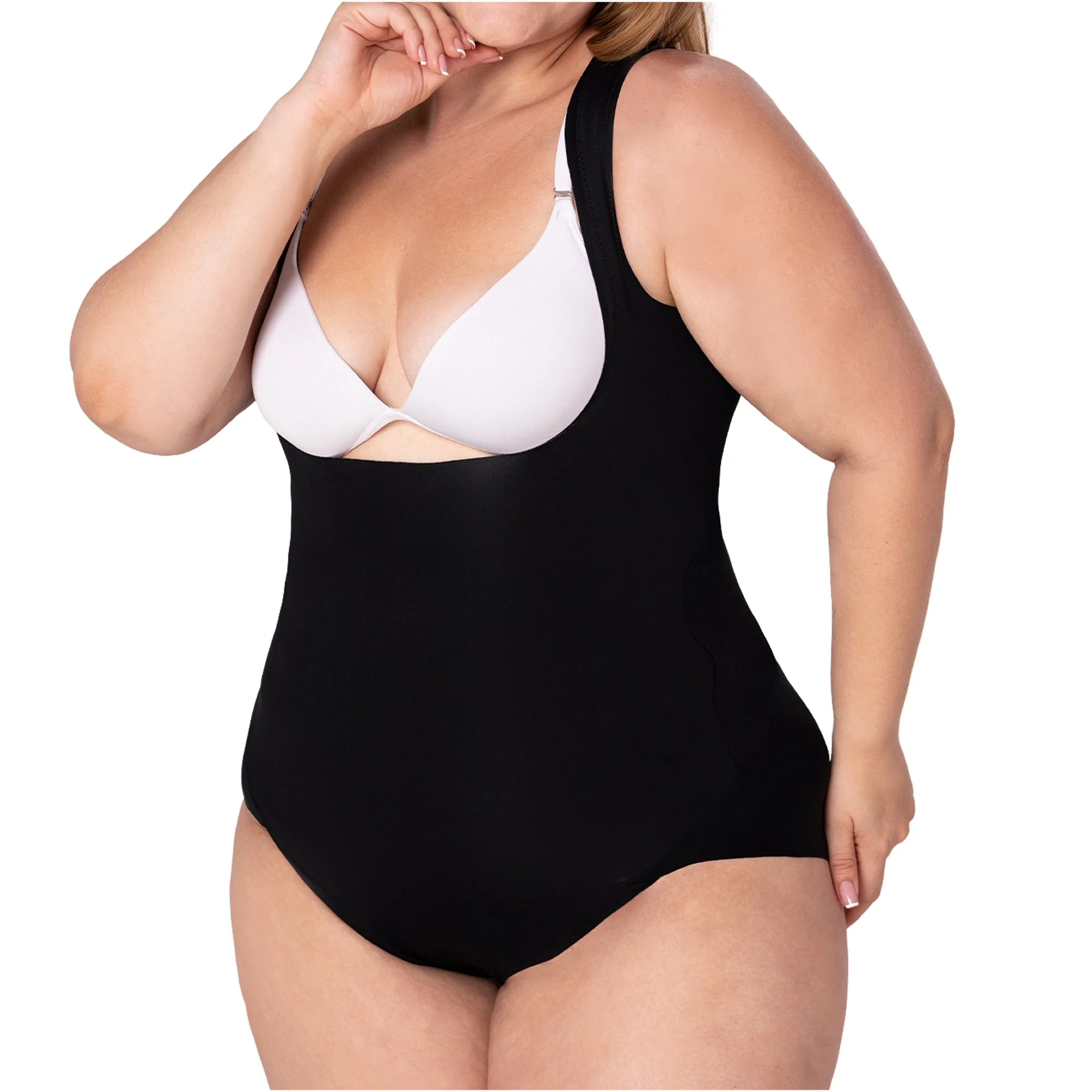 Fajas MyD Extra-Short Body Shaper Seamless Light Control Thong Shapewear - Image 9