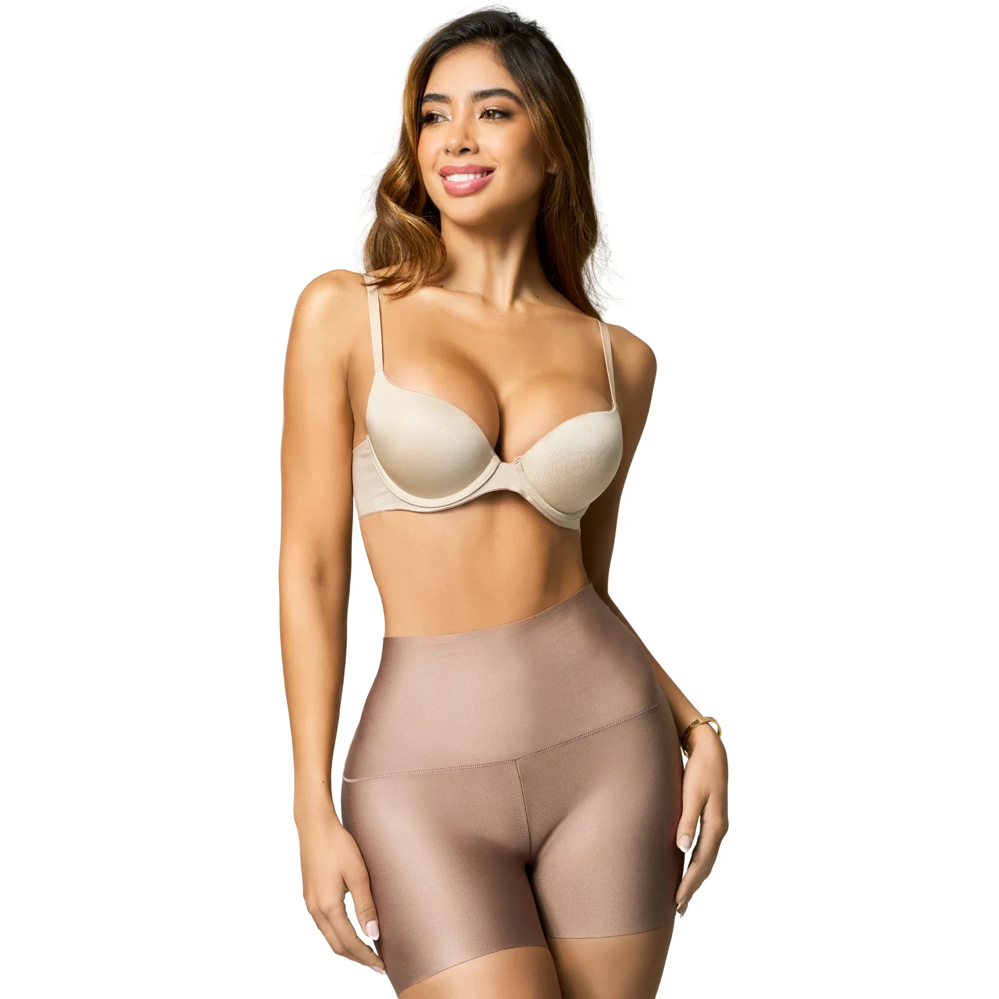 Fajas Salome Scrunch Butt Shorts No-Show Through & Anti-Chafing High Waist Shorts - Image 2