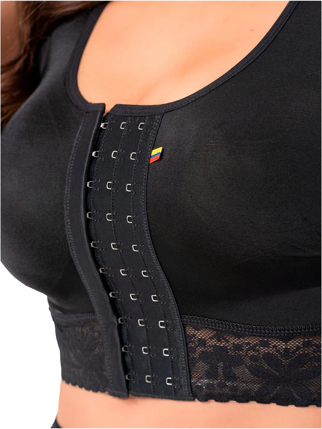 Fajas Salome Stage 1 Post-Surgery Compression Bra Adjustable Support for Augmentation & Reduction - Image 3