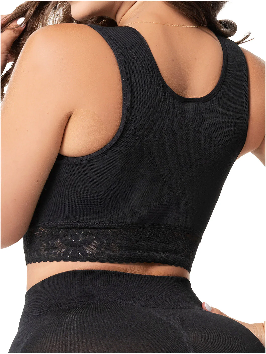 Fajas Salome Stage 1 Post-Surgery Compression Bra Adjustable Support for Augmentation & Reduction - Image 6