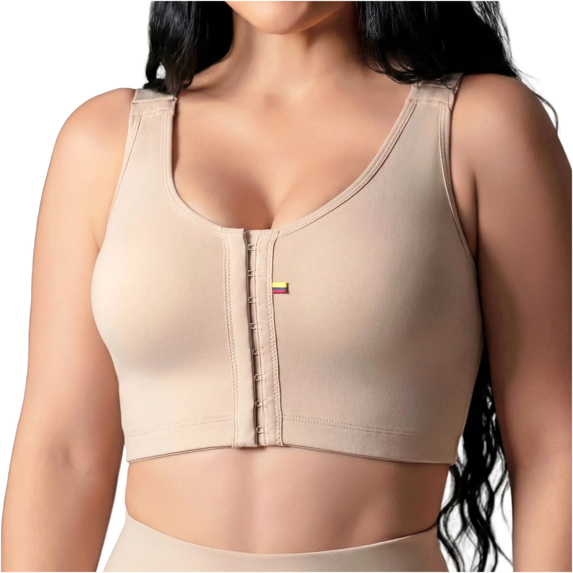 Fajas Salome Post-Surgical High-Back Bra with Maximum Support - Soft Compression Recovery - Image 10