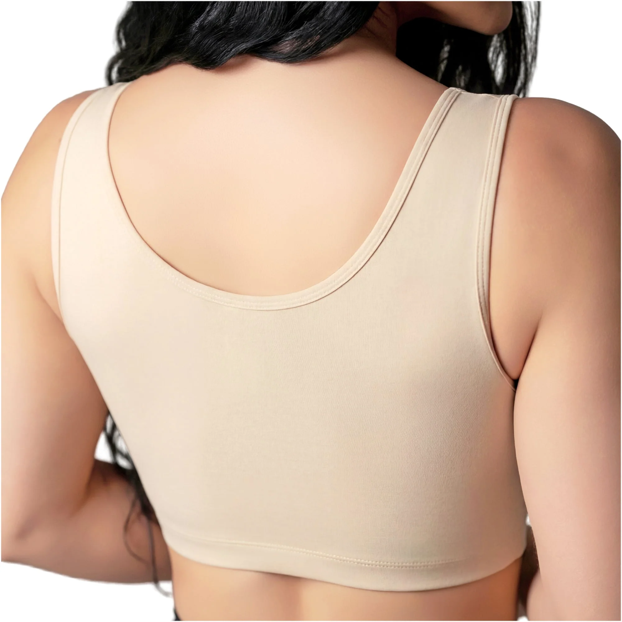 Fajas Salome Post-Surgical High-Back Bra with Maximum Support - Soft Compression Recovery - Image 11