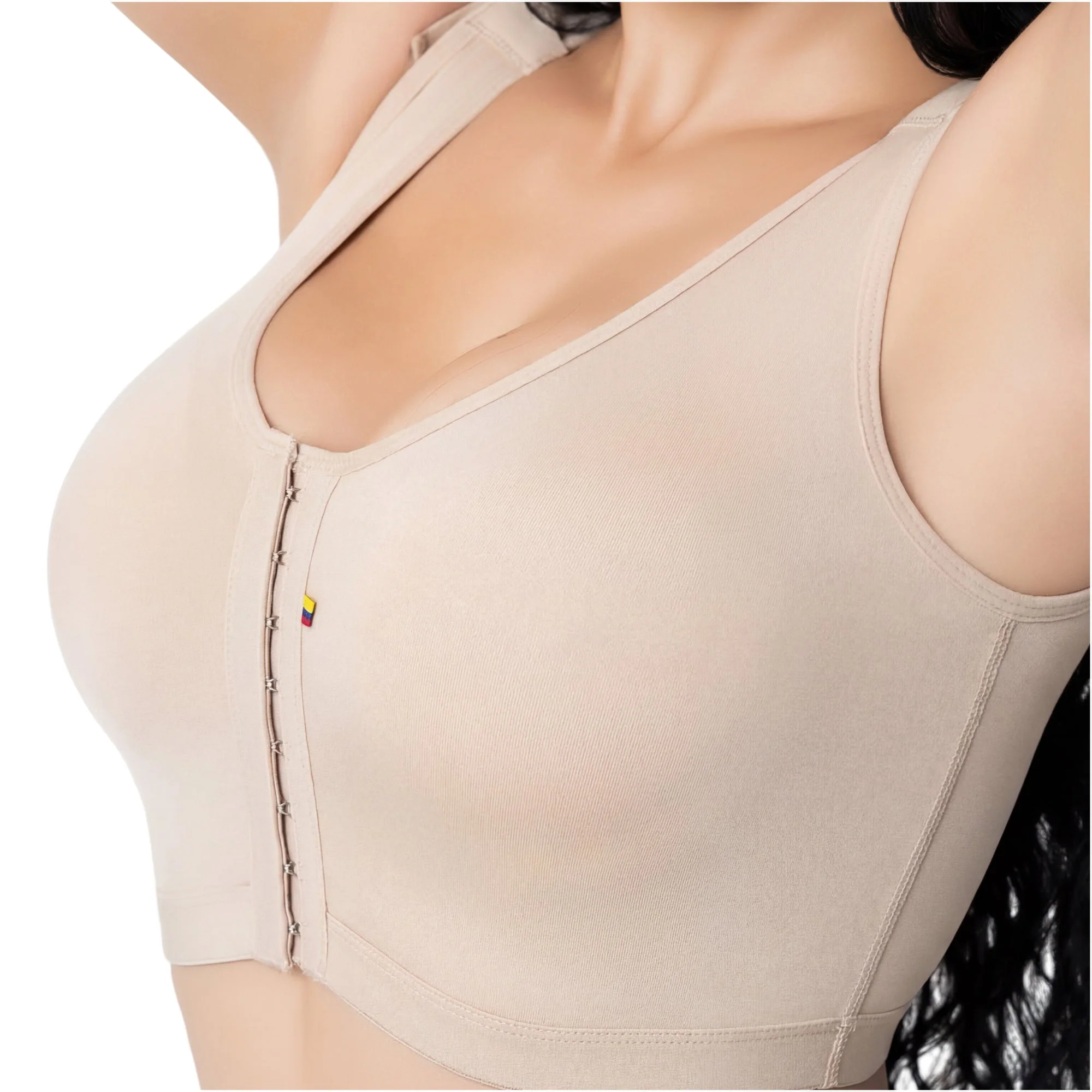 Fajas Salome Post-Surgical High-Back Bra with Maximum Support - Soft Compression Recovery - Image 12