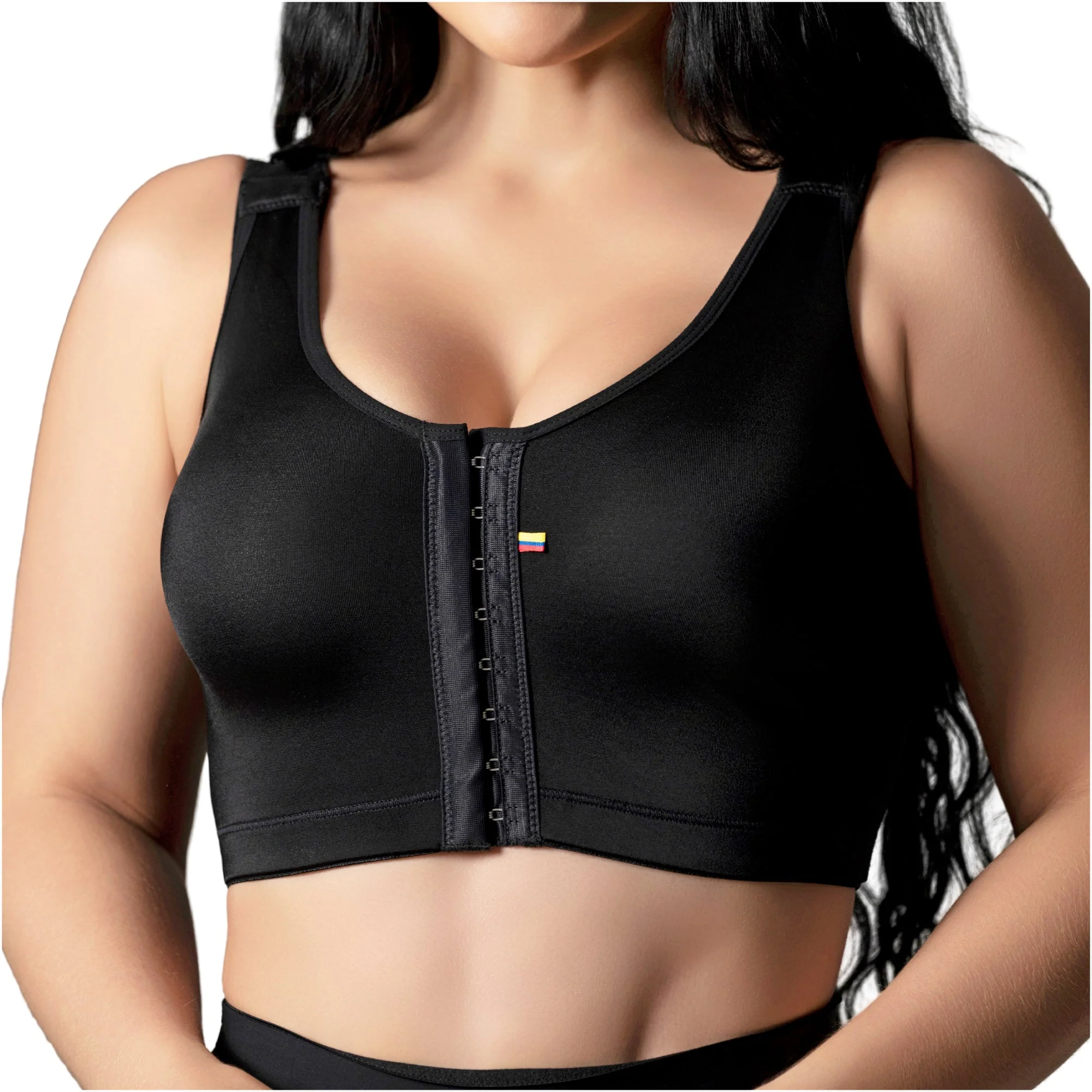 Fajas Salome Post-Surgical High-Back Bra with Maximum Support - Soft Compression Recovery - Image 2