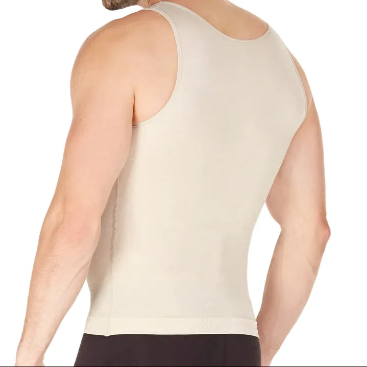 Fajas Salome Men’s Seamless Compression Undershirt Abdominal Control Tank - Image 4