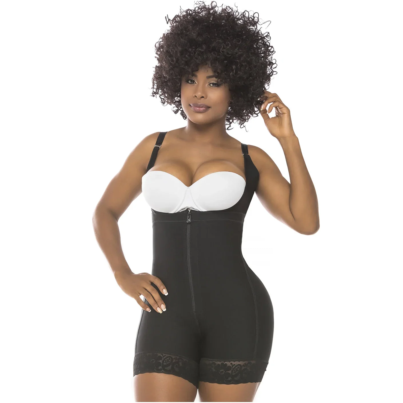 Fajas Salome Open Bust Tummy Control Butt Lifter Shapewear Daily Use & Postpartum Body Shaper for Women Powernet - Image 6