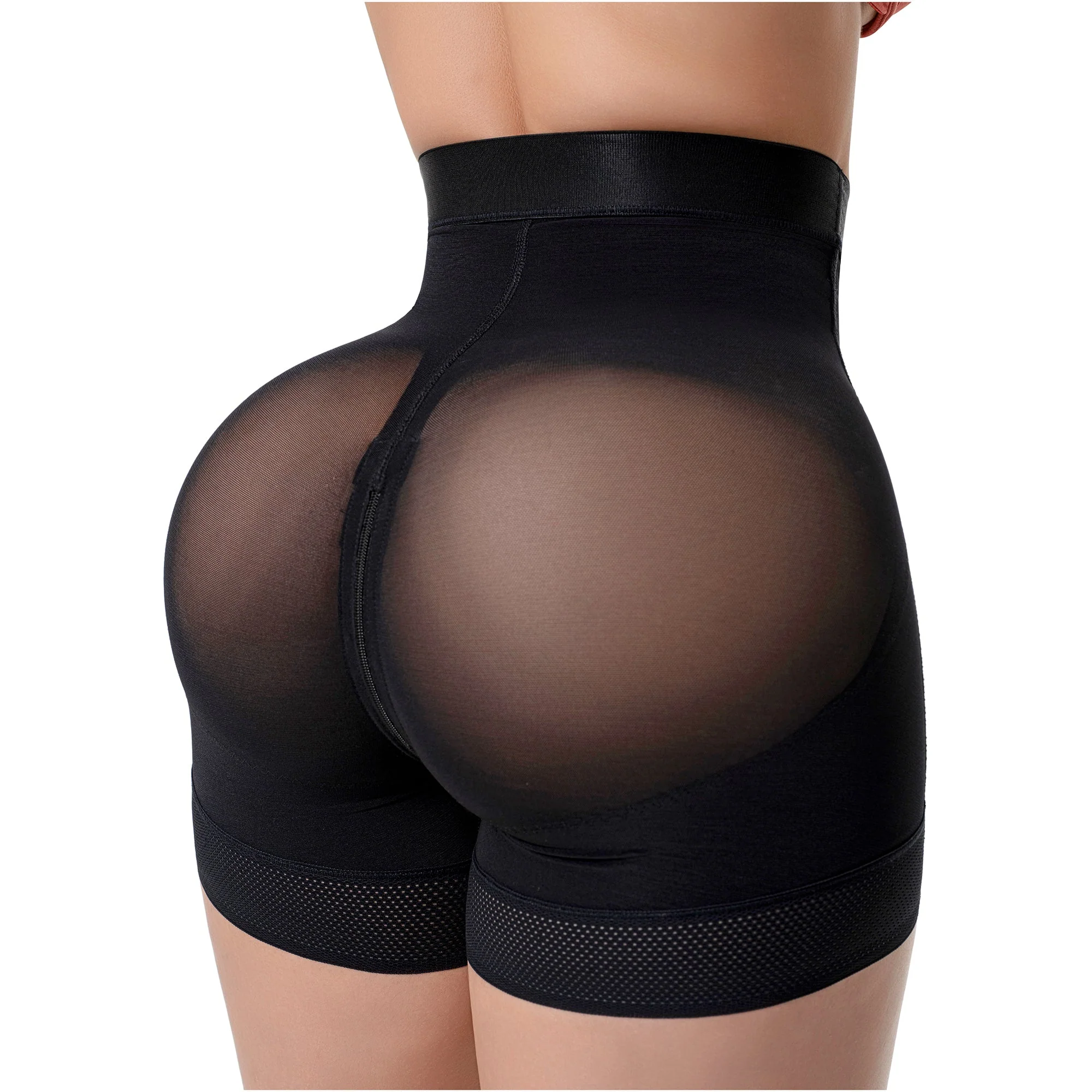 Fajas Salome Élite High Compression Shaper Short 3-Level Control & Pre-Molded Butt Lift - Image 2