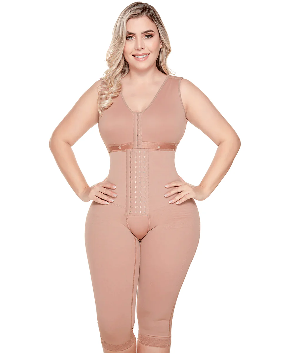 Fajas Sonryse Colombian Full Body Shaper for Post-Op with Built-in Bra - Image 5