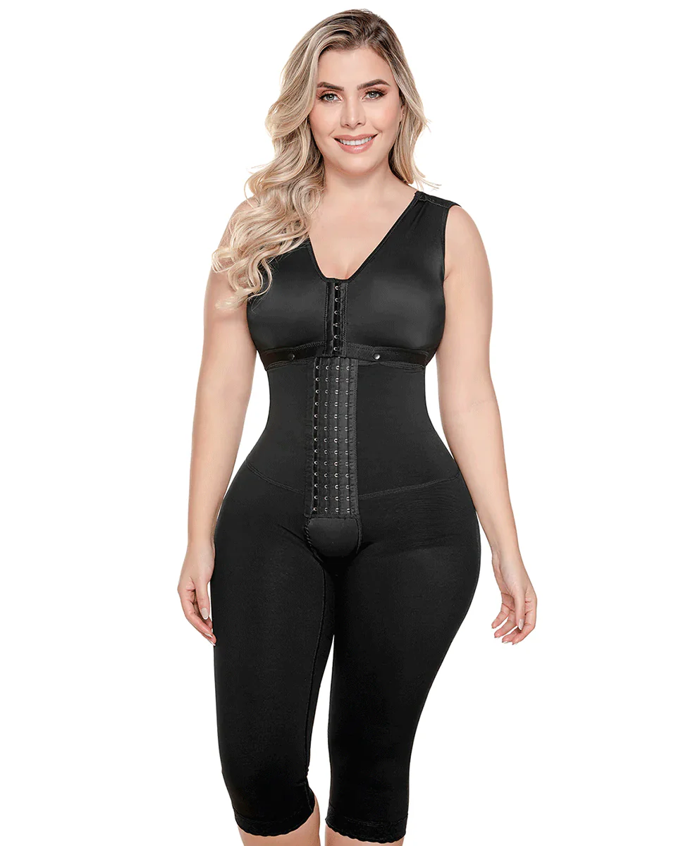 Fajas Sonryse Colombian Full Body Shaper for Post-Op with Built-in Bra - Image 7