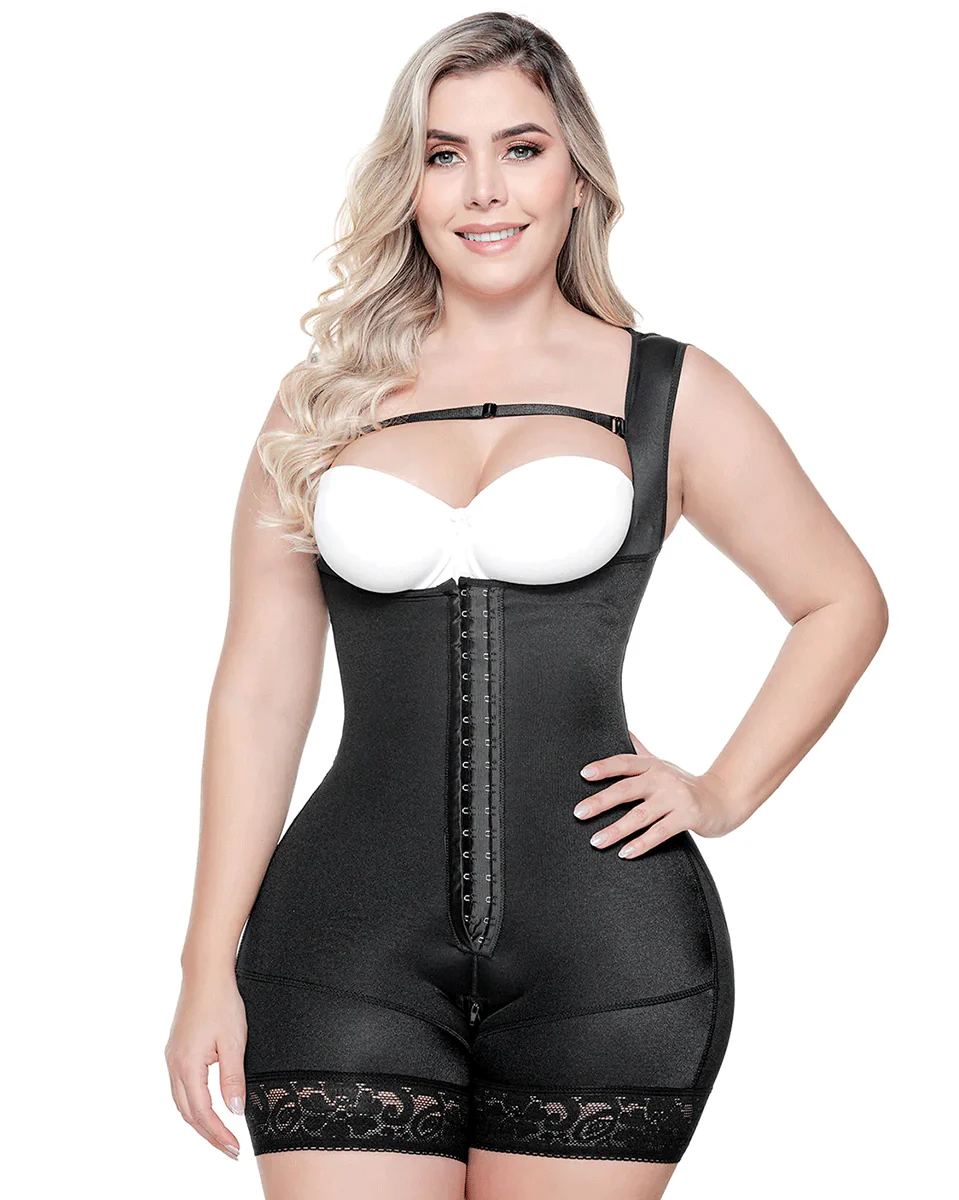 Fajas Sonryse Colombian Shapewear Open Bust Bodysuit Post-Op Body Shapers - Image 4
