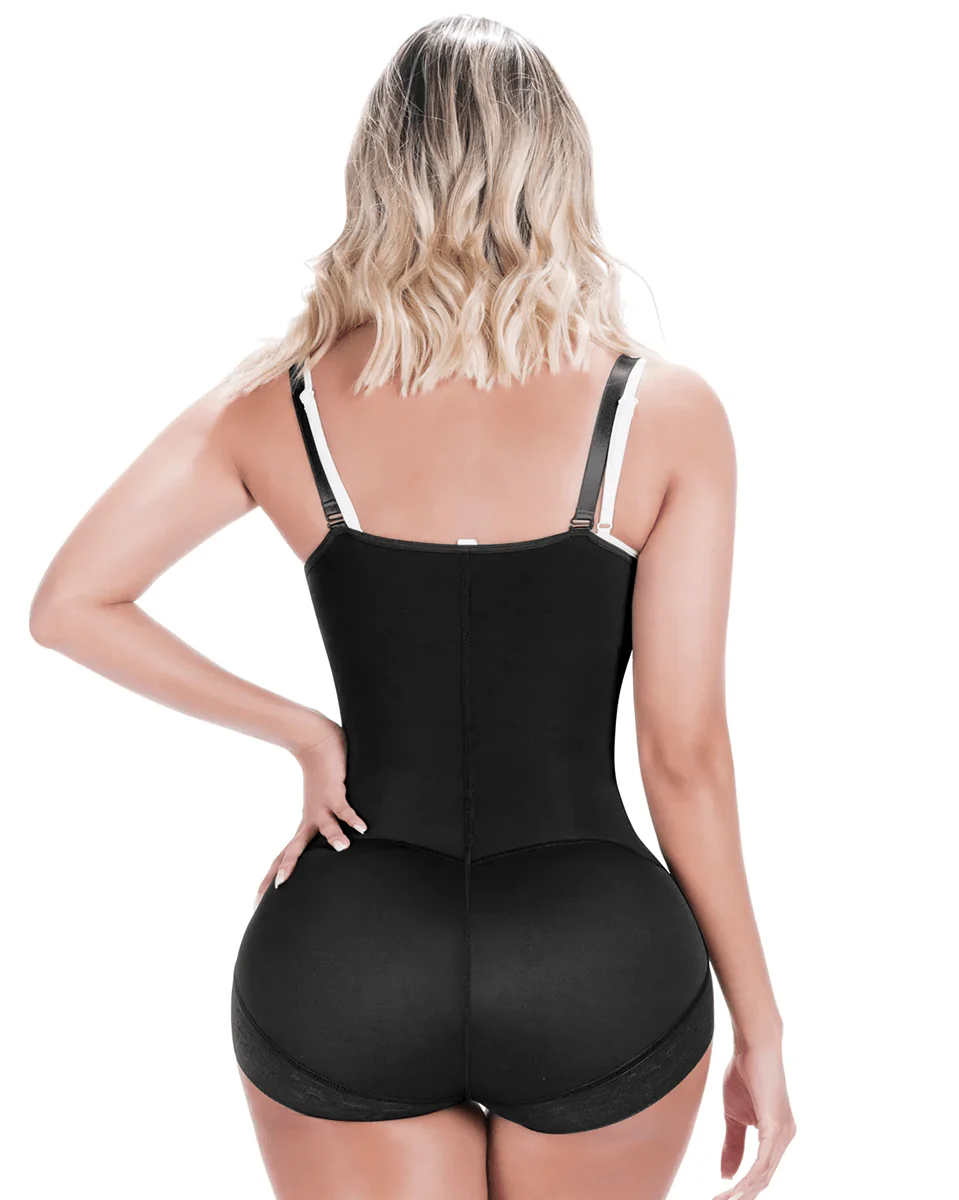 Fajas Sonryse Post-Op Fajas after Tummy Tuck and Lipo Open Bust Panty Shapewear Bodysuit Powernet - Image 7