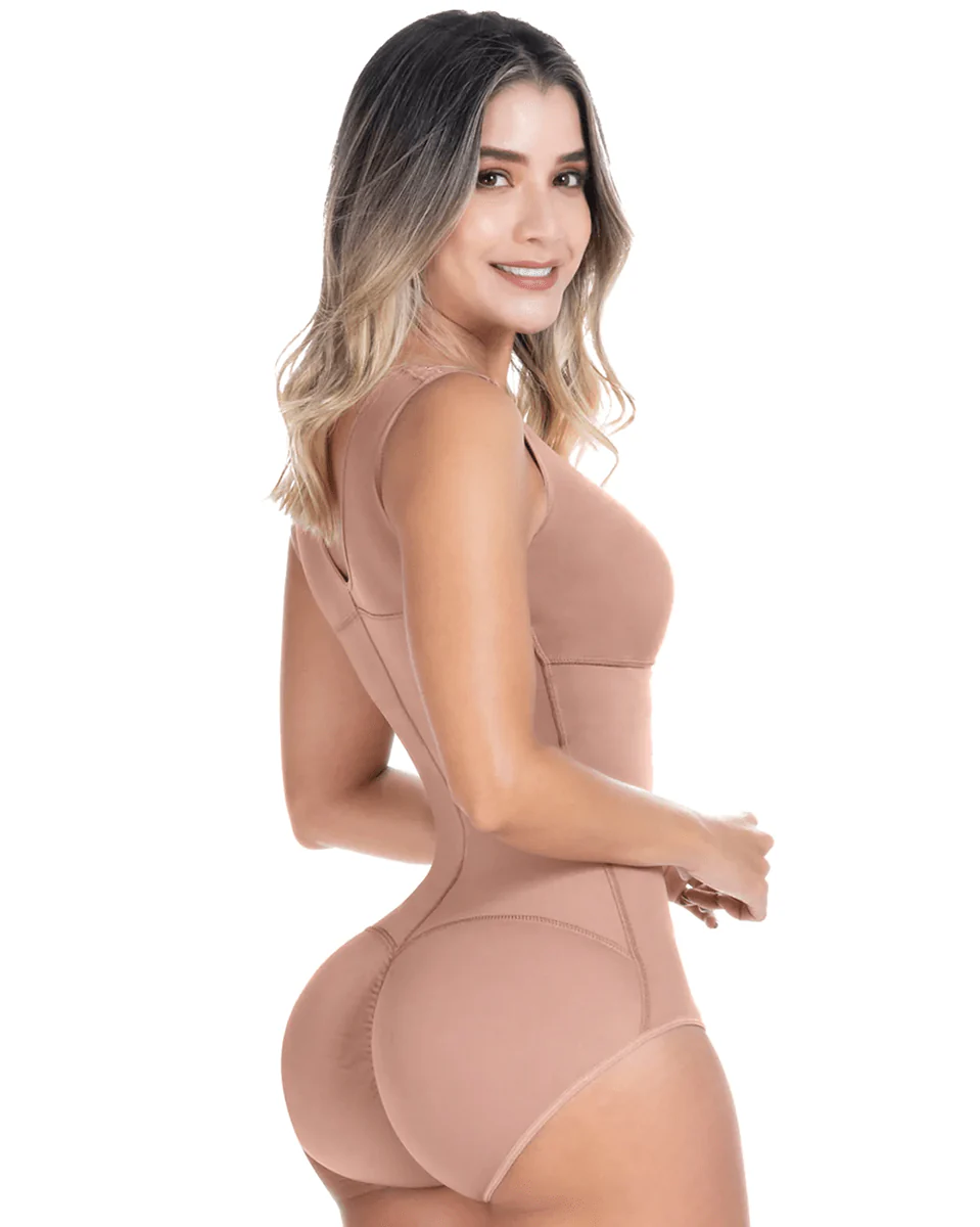 Fajas Sonryse Postpartum Panty Shapewear Bodysuit with Built-in Bra - Image 11