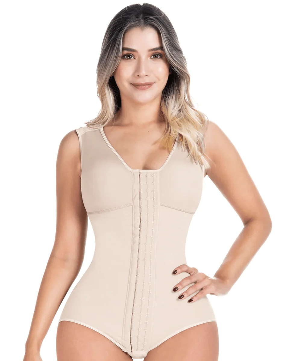 Fajas Sonryse Postpartum Panty Shapewear Bodysuit with Built-in Bra - Image 4