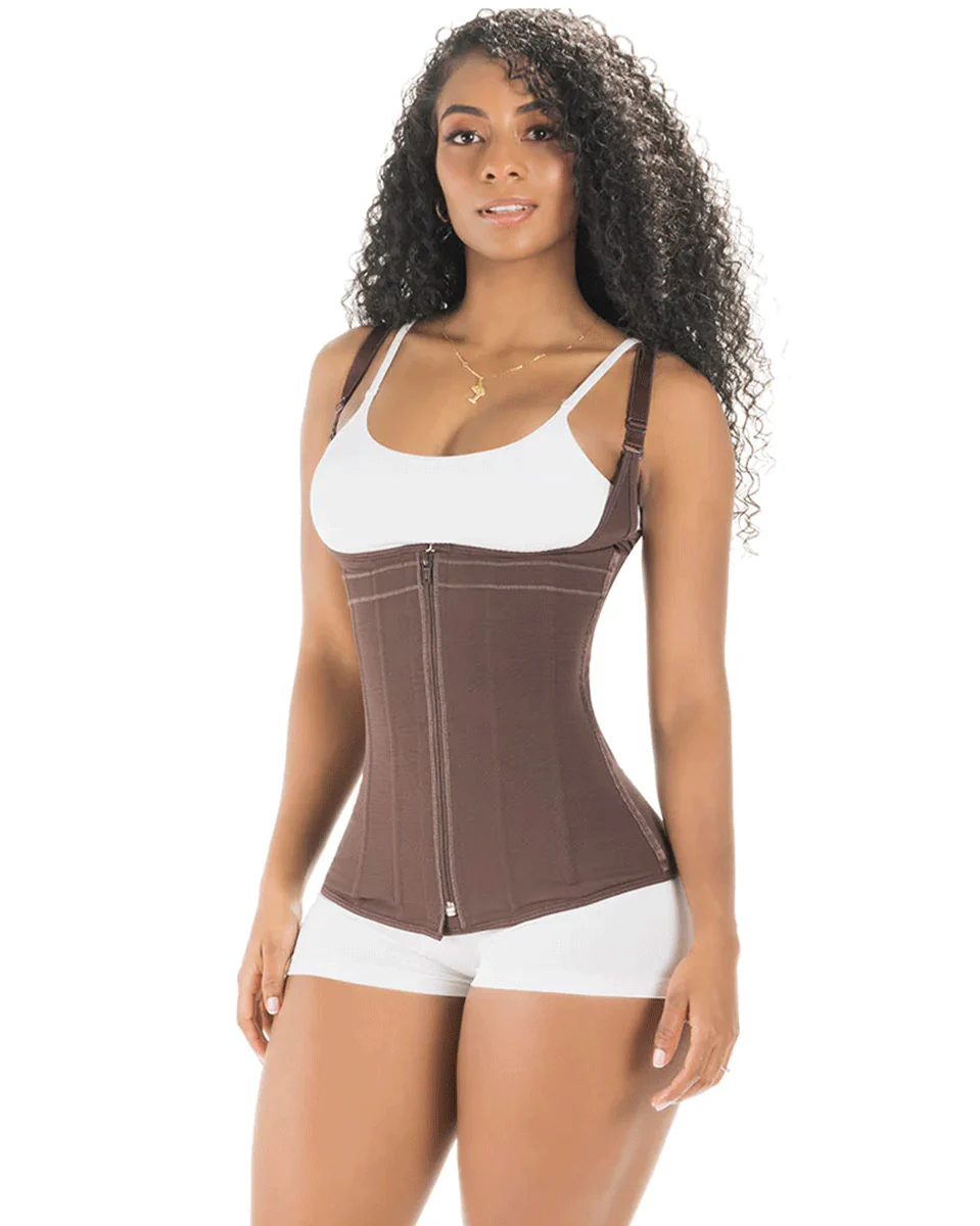 Fajas Sonryse Tummy Control Shapewear Vest Girdle Daily Use Open Bust Shaper - Image 11