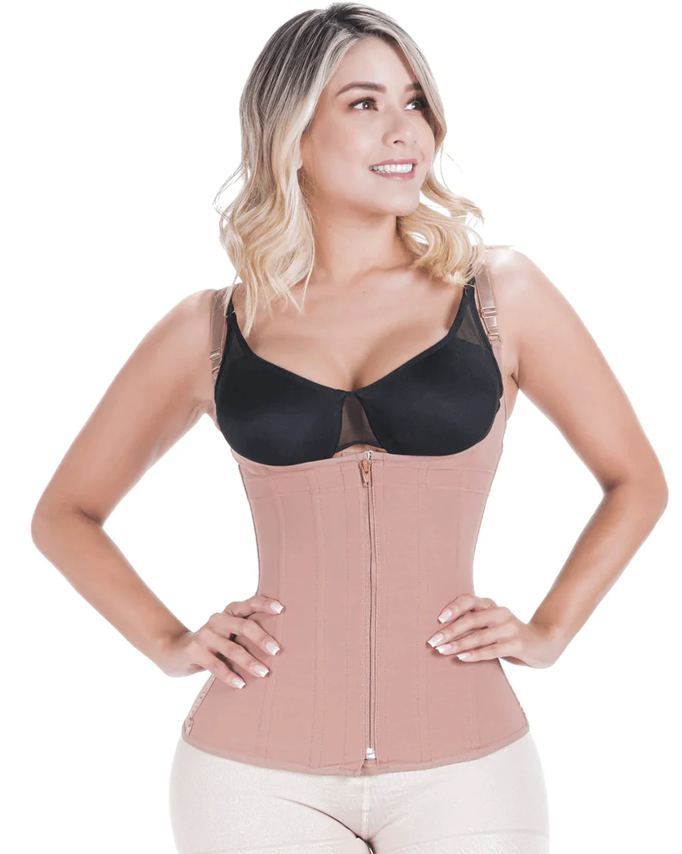 Fajas Sonryse Tummy Control Shapewear Vest Girdle Daily Use Open Bust Shaper - Image 5