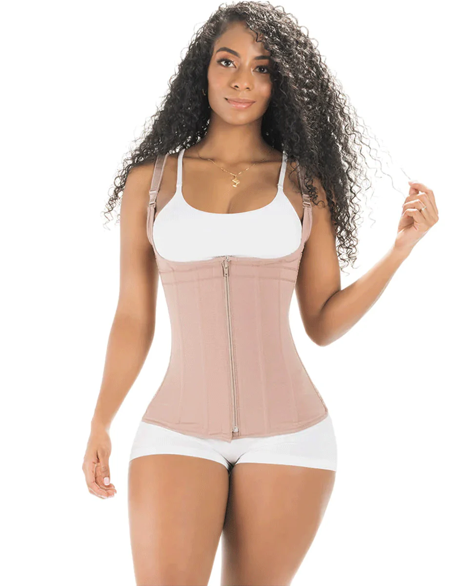 Fajas Sonryse Tummy Control Shapewear Vest Girdle Daily Use Open Bust Shaper - Image 7
