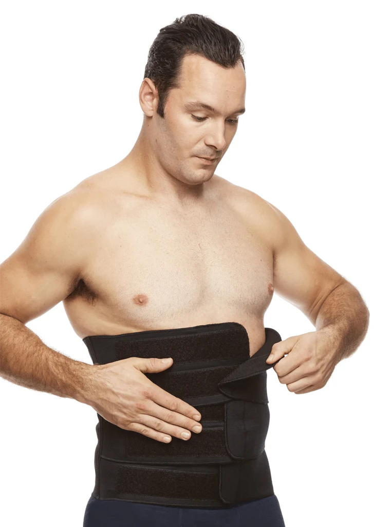 Clearpoint Medical 12" Unisex Tri Flap Unisex Abdominal Binder - 732 - Image 4