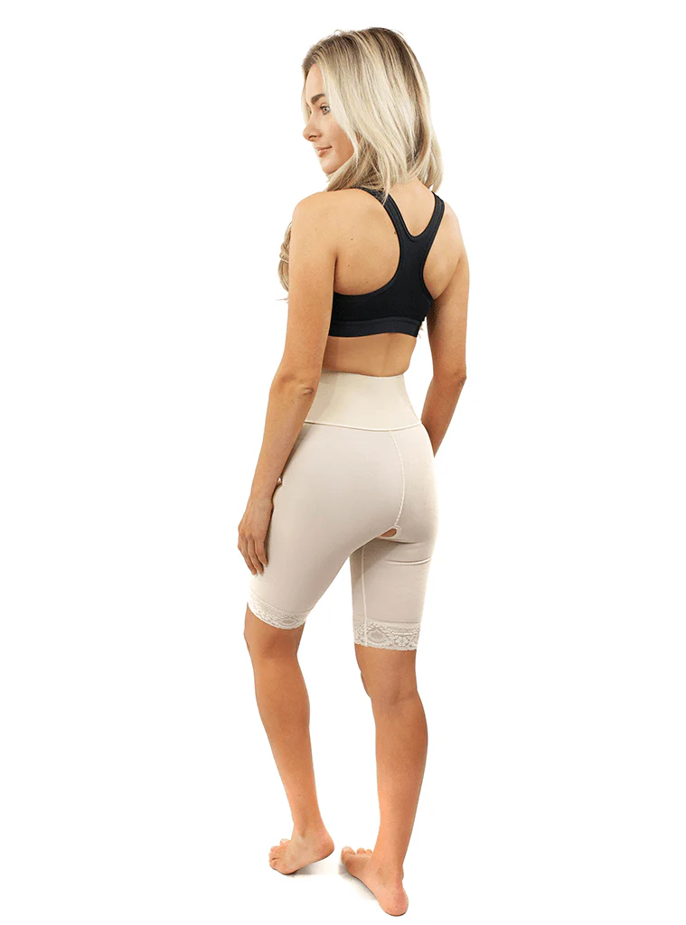 ContourMD Mid Thigh Girdle 4"in Waist Slit Crotch - Style 4 - Image 2