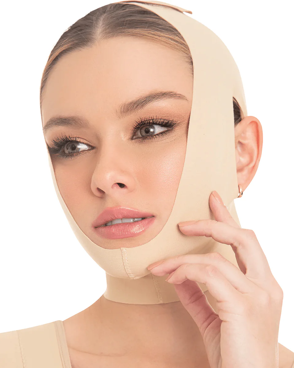 Final Sale Clearance Fajas M & D Post Surgical Chin Compression Strap for Women - Image 2