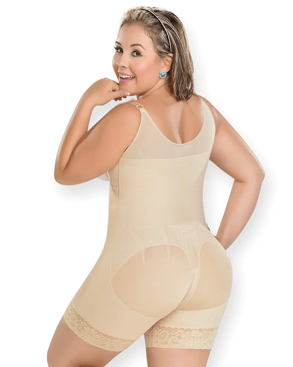 Fajas M & D Slimming Mid Thigh Body Shaper for Women / Powernet - Image 4