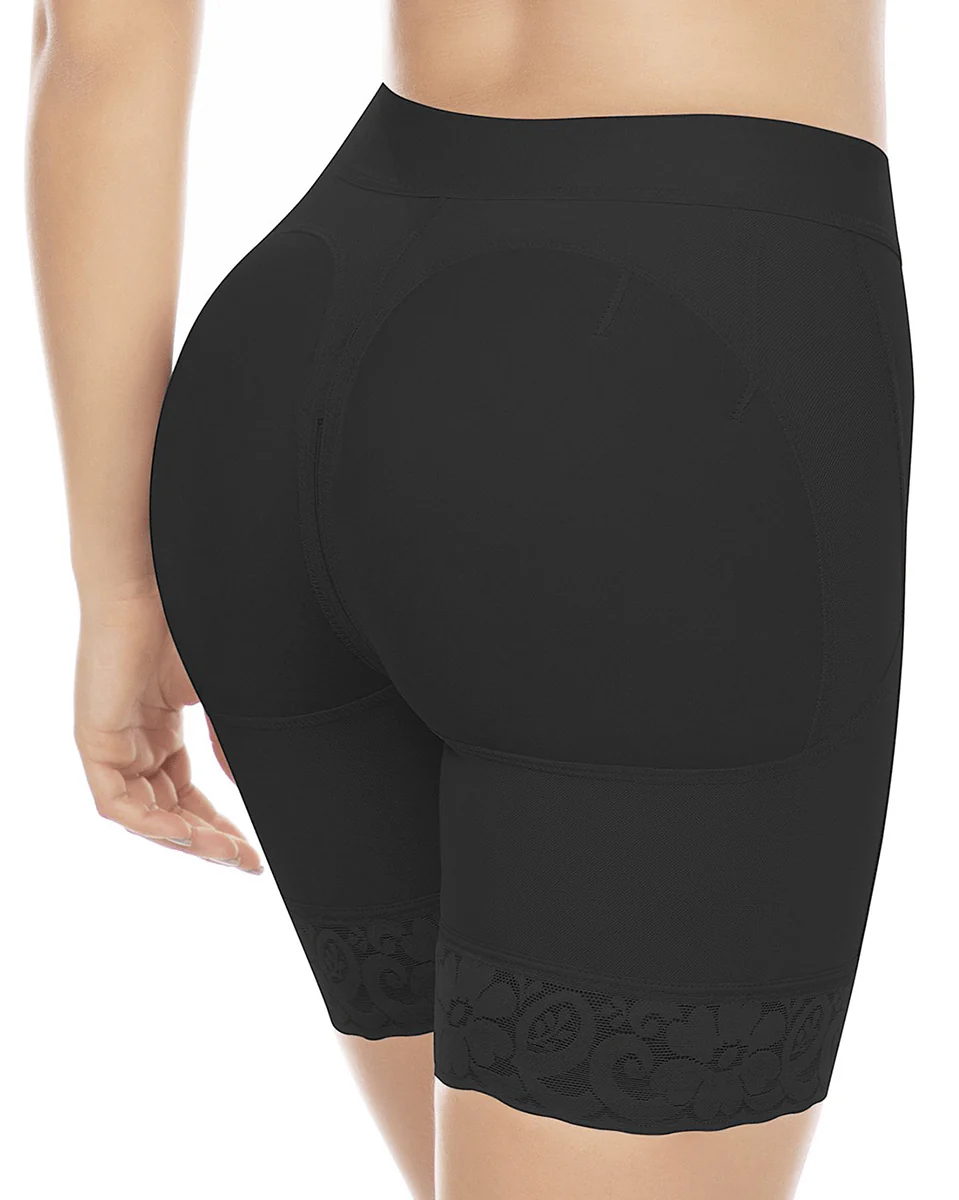 Final Sale Clearance MariaE Fajas Low Rise Shapewear Shorts with Zippered Crotch High Compression - Image 2