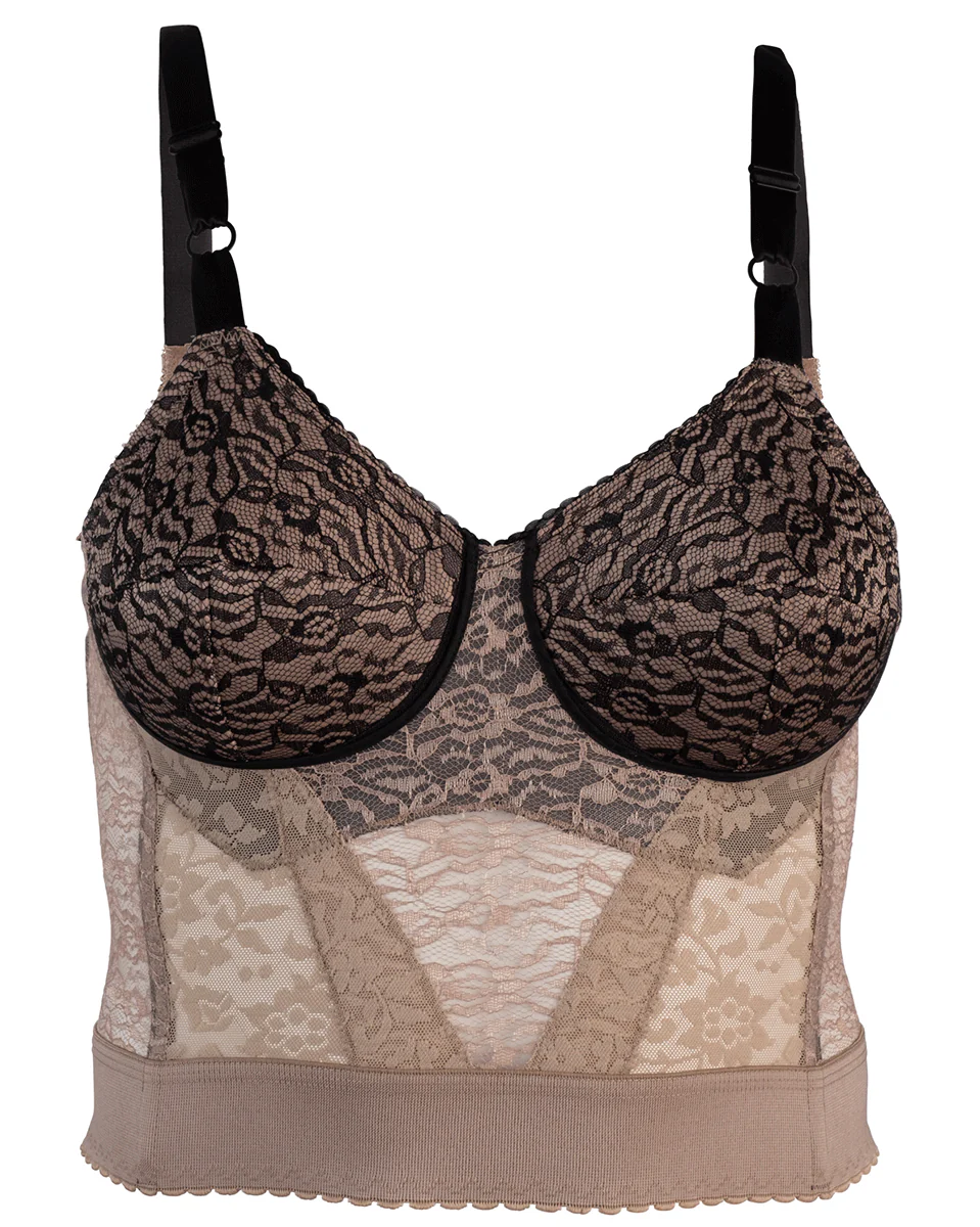 Rago Extra Firm Long Line Bra - Classic Shapewear - Image 6