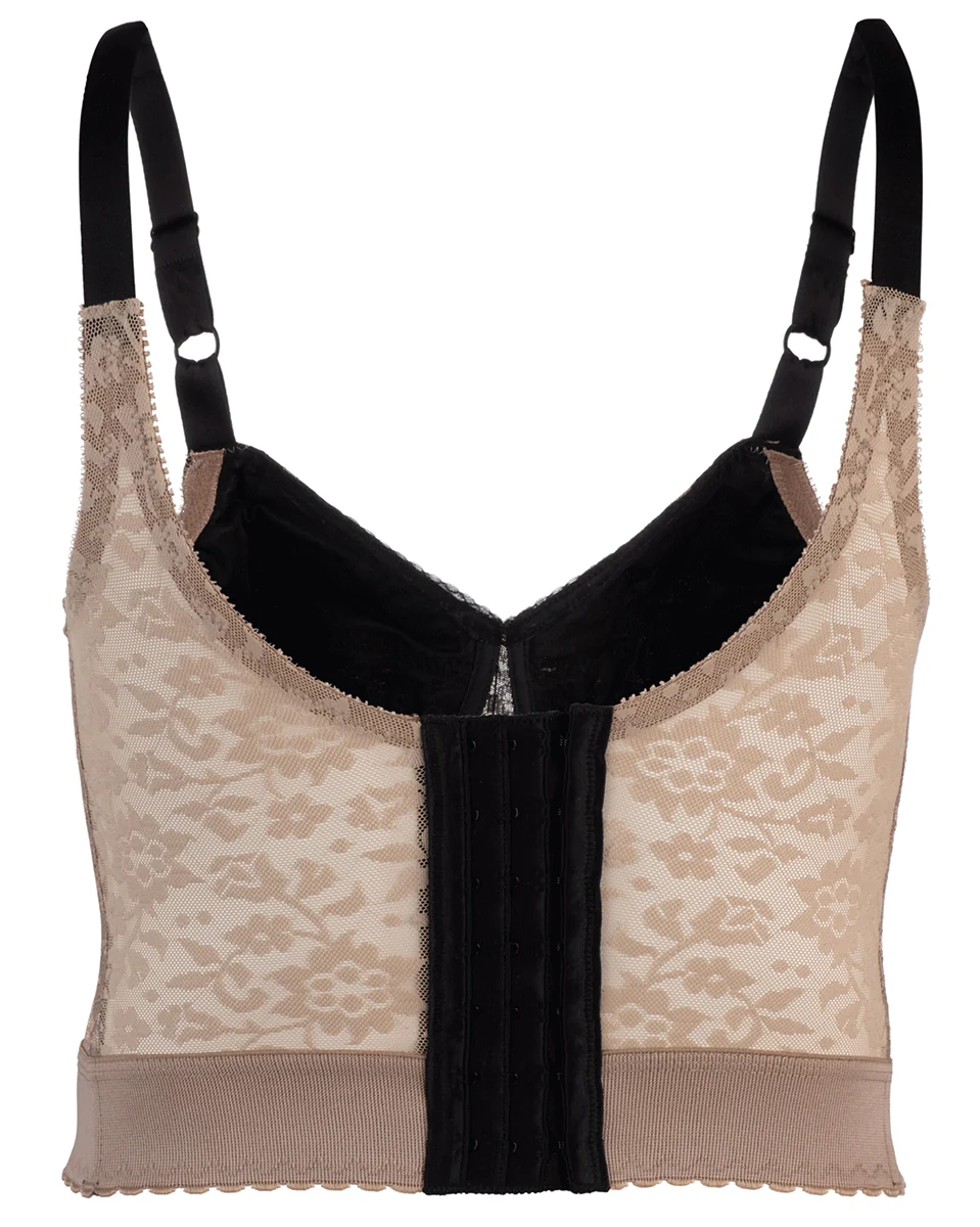 Rago Extra Firm Long Line Bra - Classic Shapewear - Image 7