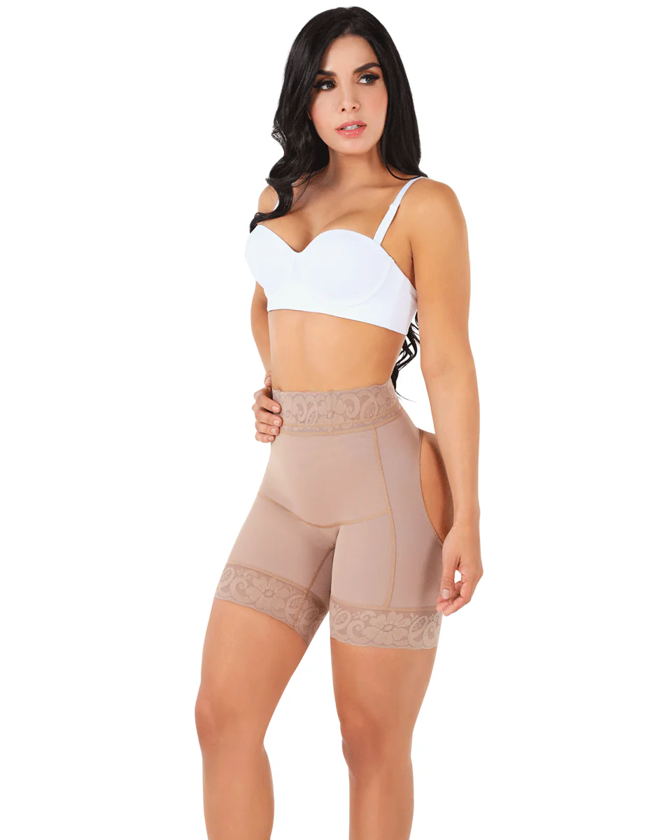 Jackie London Shorts Gluteus Enhancer Open Holes - 4501