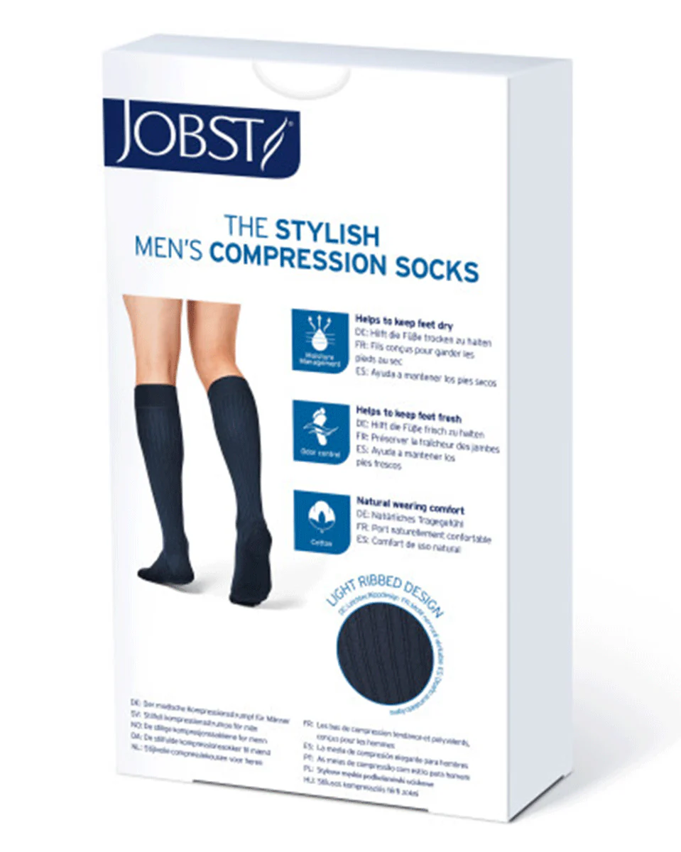 Jobst for Men Ambition SoftFit 30-40 mmHg Knee High - Image 13