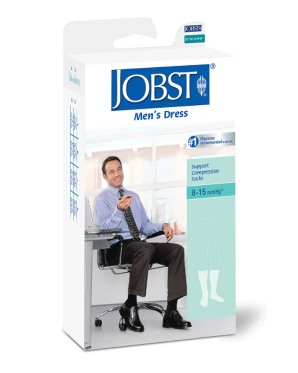 Jobst Men's Dress 8-15 mmHg Knee High - Image 5
