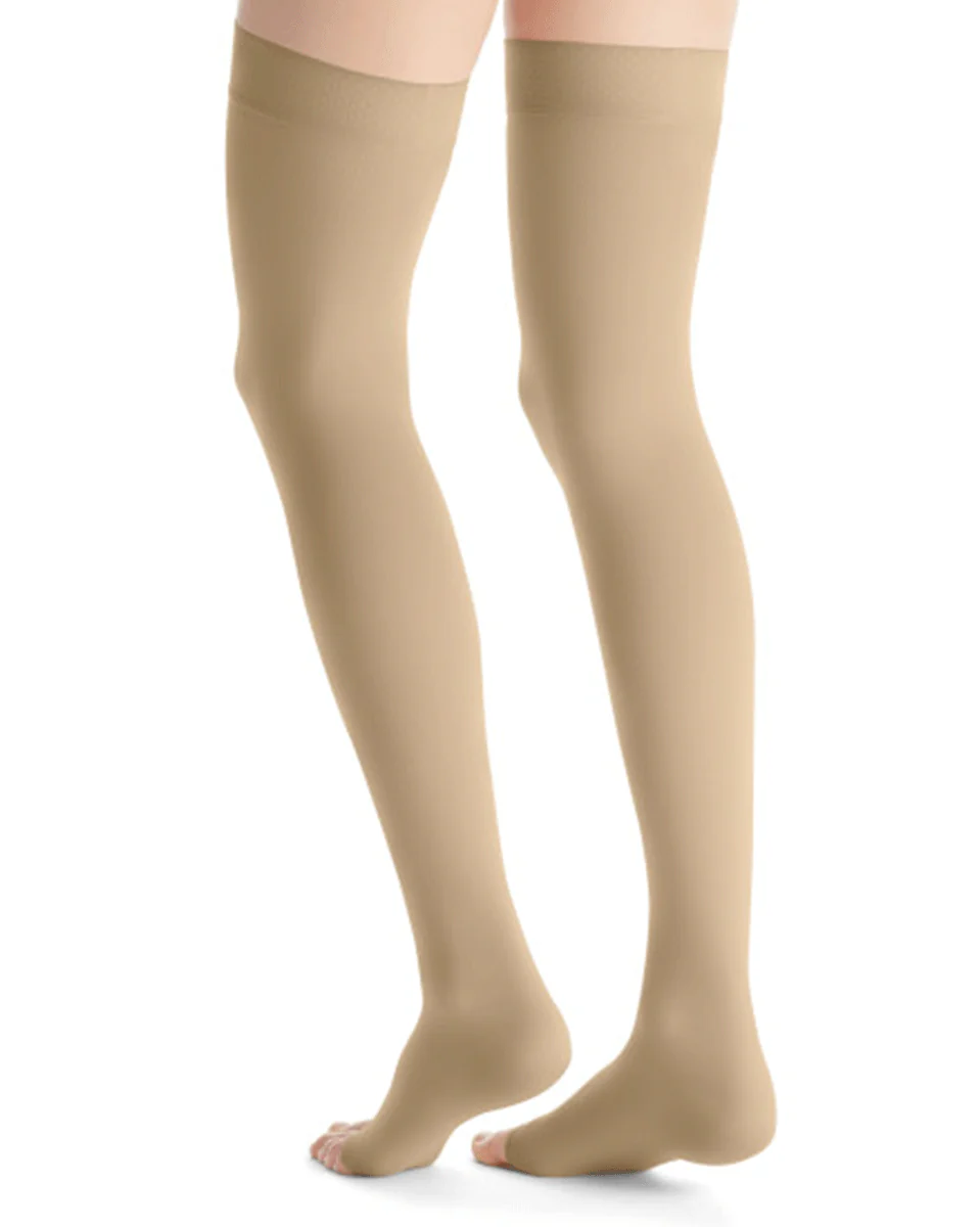 Jobst Opaque Women's 15-20 mmHg OPEN TOE Thigh High - Image 6