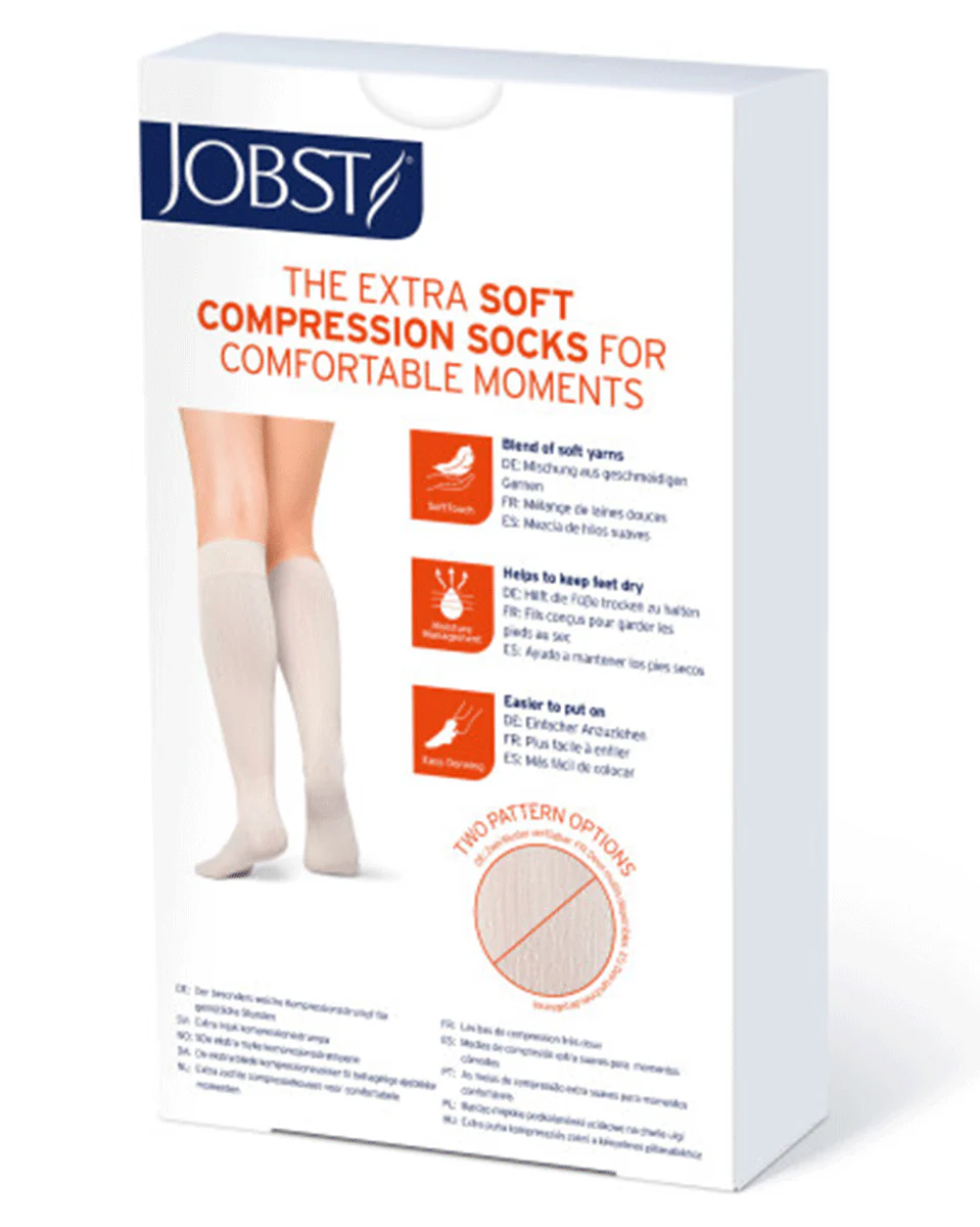 Jobst SoSoft Women's 15-20 mmHg Brocade Knee High - Image 6