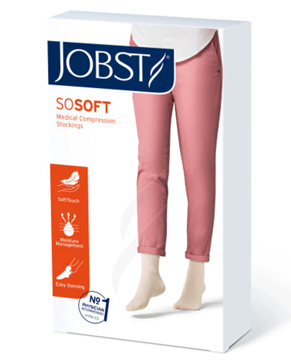 Jobst SoSoft Women's 20-30 mmHg Brocade Knee High - Image 7