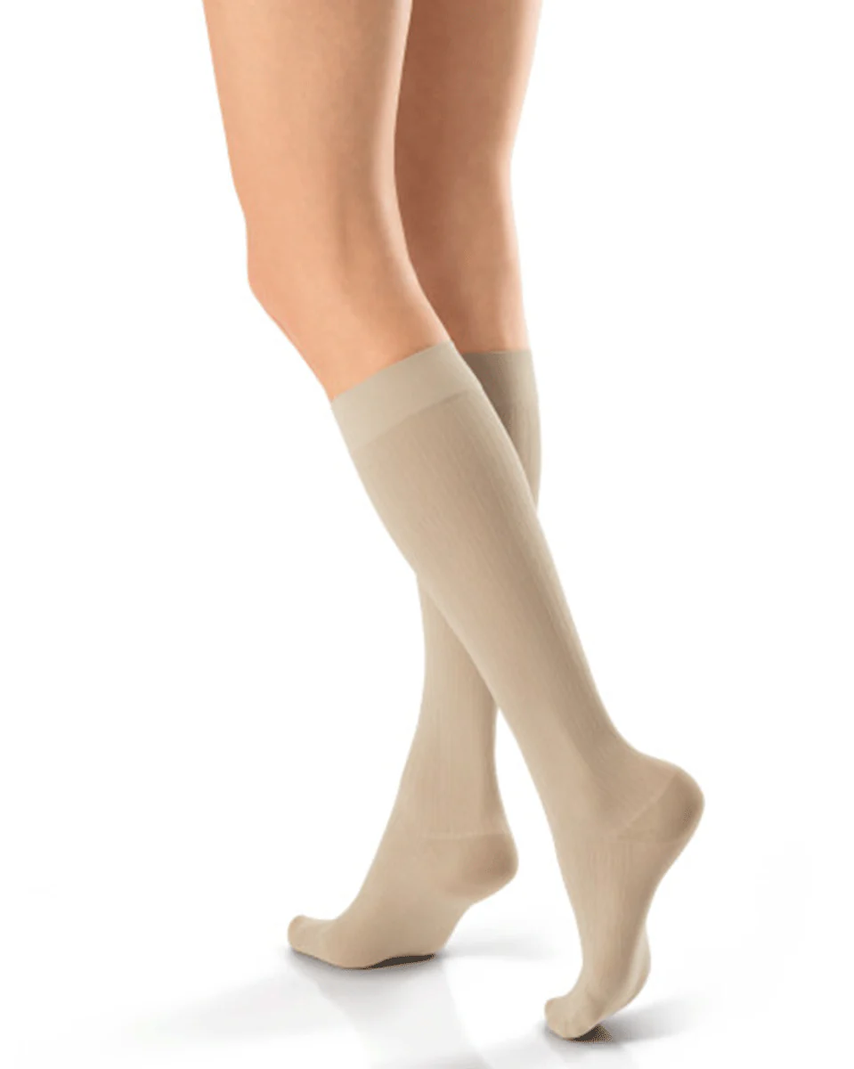 Jobst SoSoft Women's 8-15 mmHg Brocade Knee High - Image 2